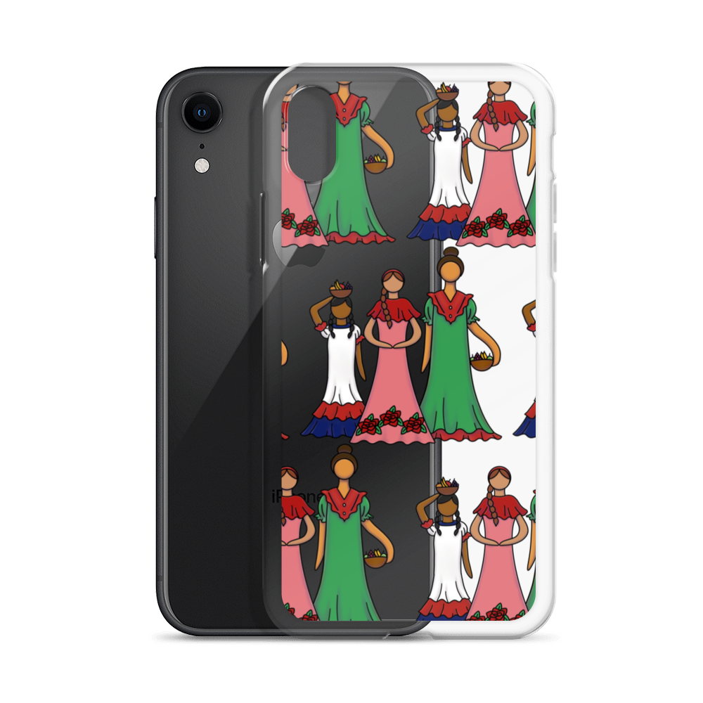 Dominican Faceless Dolls iPhone Case  - 2020 - DominicanGirlfriend.com - Frases Dominicanas - República Dominicana Lifestyle Graphic T-Shirts Streetwear & Accessories - New York - Bronx - Washington Heights - Miami - Florida - Boca Chica - USA - Dominican Clothing