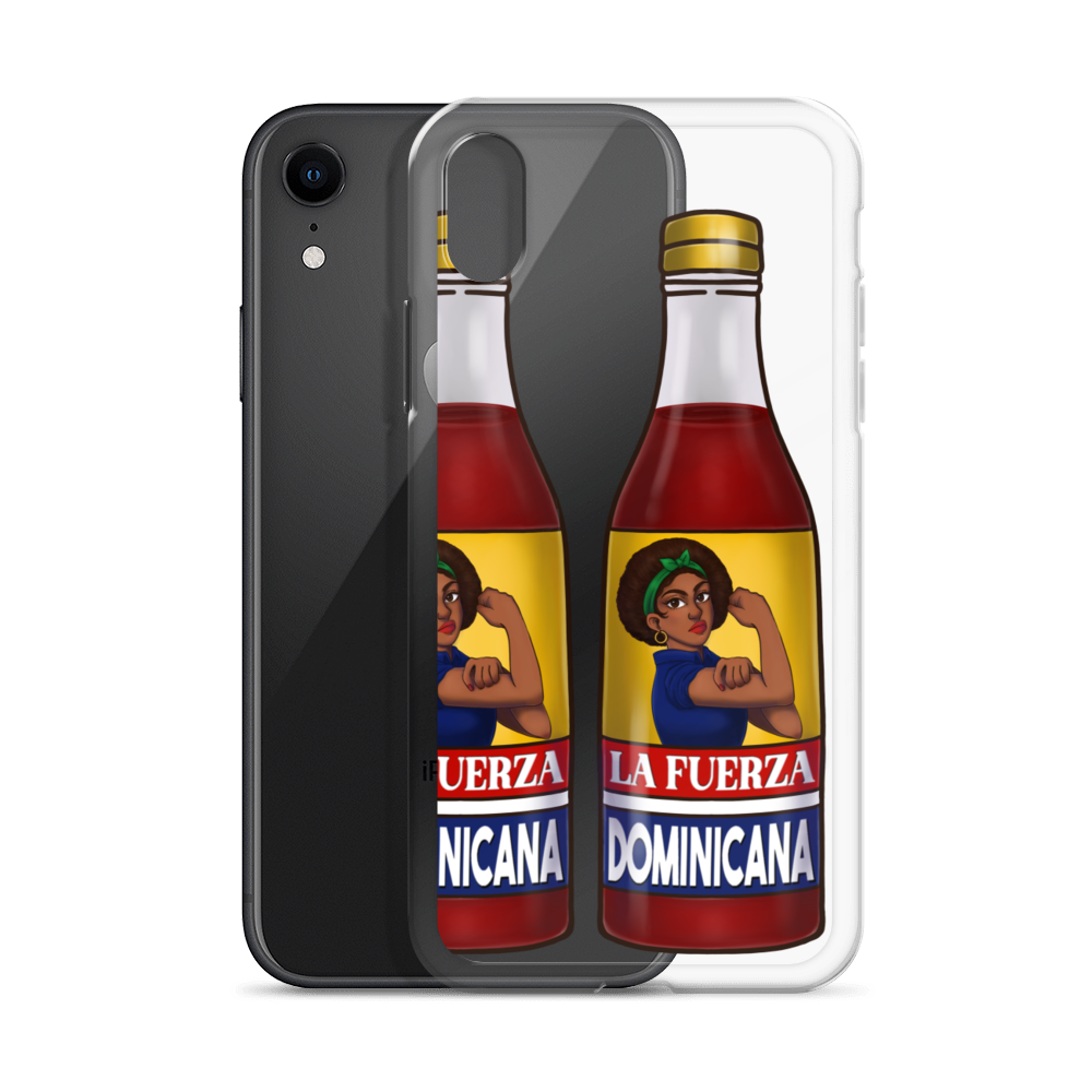 La Fuerza Dominicana iPhone Case  - 2020 - DominicanGirlfriend.com - Frases Dominicanas - República Dominicana Lifestyle Graphic T-Shirts Streetwear & Accessories - New York - Bronx - Washington Heights - Miami - Florida - Boca Chica - USA - Dominican Clothing
