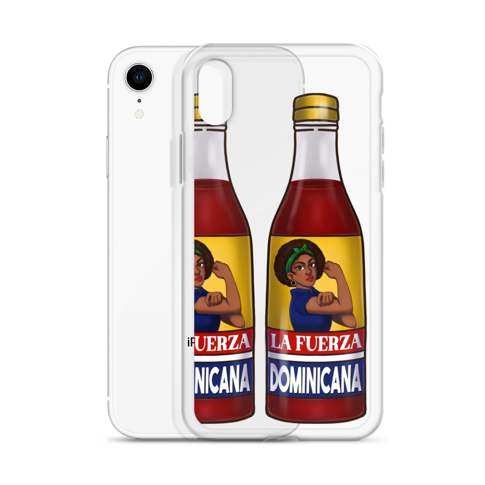 La Fuerza Dominicana iPhone Case  - 2020 - DominicanGirlfriend.com - Frases Dominicanas - República Dominicana Lifestyle Graphic T-Shirts Streetwear & Accessories - New York - Bronx - Washington Heights - Miami - Florida - Boca Chica - USA - Dominican Clothing
