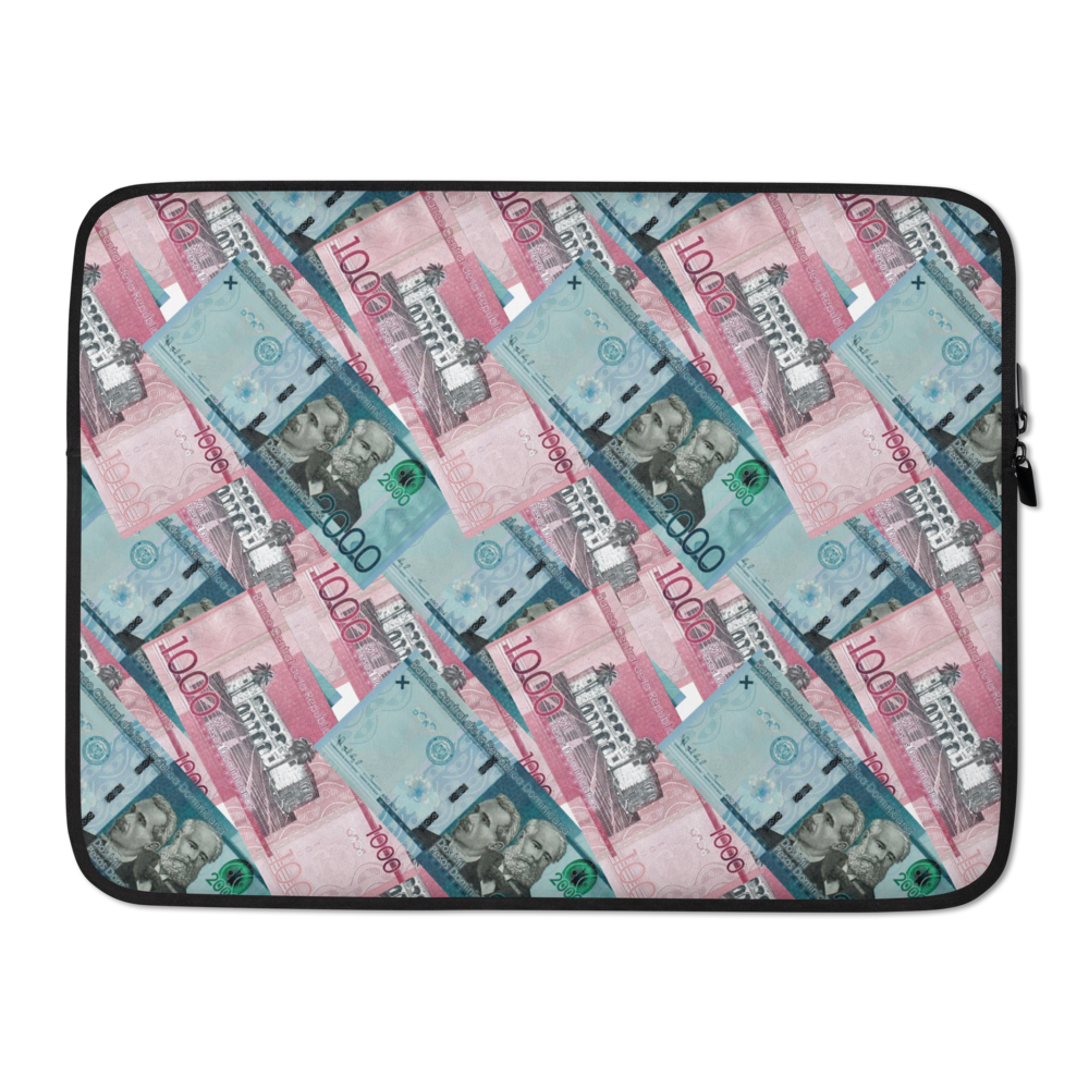 1000 y 2000 Dominican Pesos Laptop Sleeve  - 2020 - DominicanGirlfriend.com - Frases Dominicanas - República Dominicana Lifestyle Graphic T-Shirts Streetwear & Accessories - New York - Bronx - Washington Heights - Miami - Florida - Boca Chica - USA - Dominican Clothing