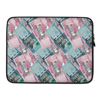 1000 y 2000 Dominican Pesos Laptop Sleeve  - 2020 - DominicanGirlfriend.com - Frases Dominicanas - República Dominicana Lifestyle Graphic T-Shirts Streetwear & Accessories - New York - Bronx - Washington Heights - Miami - Florida - Boca Chica - USA - Dominican Clothing