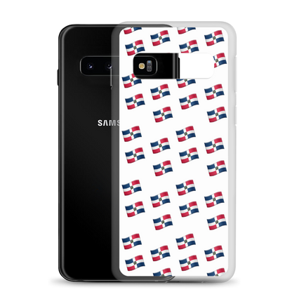 All-Over Emoji República Dominicana Flag Samsung Case  - 2020 - DominicanGirlfriend.com - Frases Dominicanas - República Dominicana Lifestyle Graphic T-Shirts Streetwear & Accessories - New York - Bronx - Washington Heights - Miami - Florida - Boca Chica - USA - Dominican Clothing