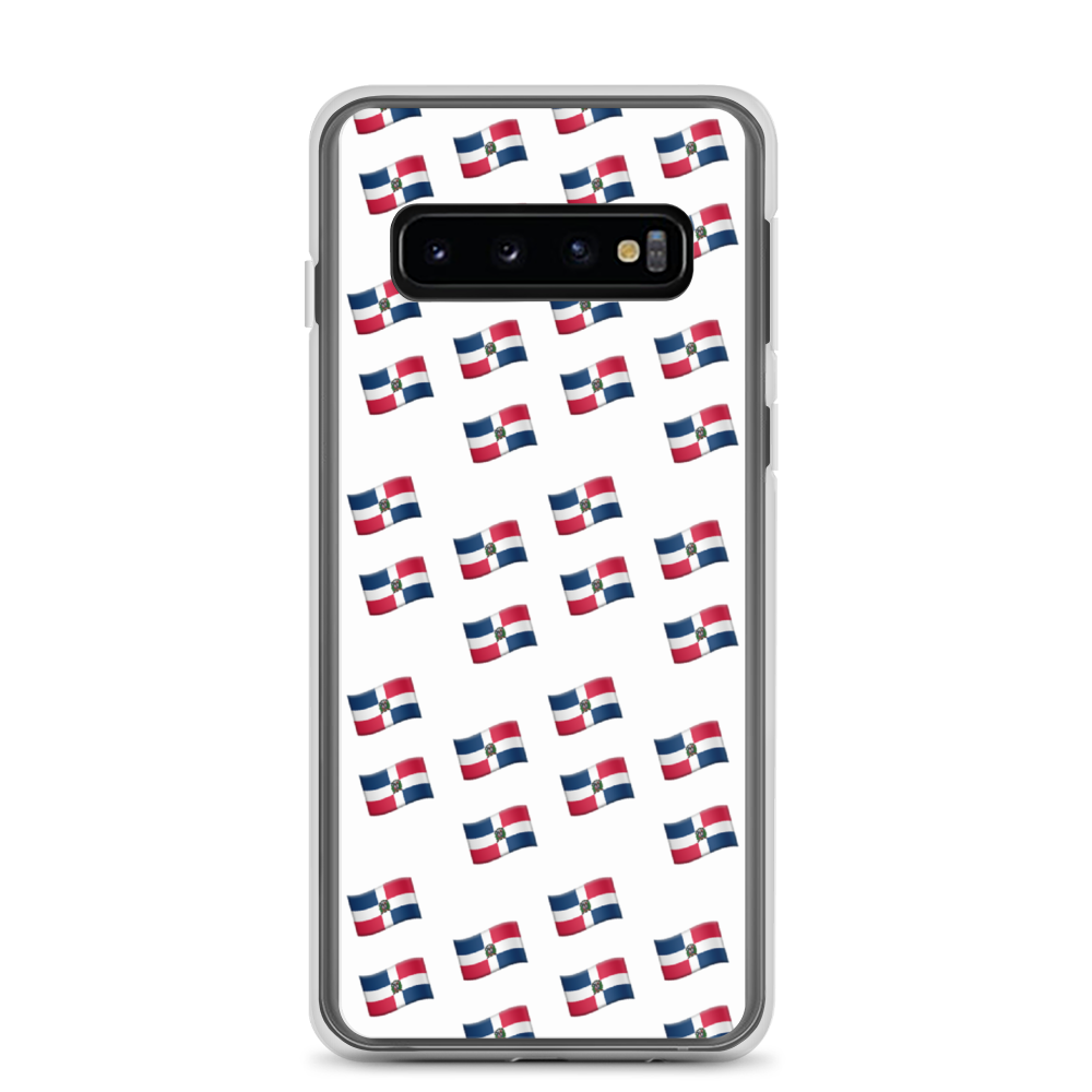 All-Over Emoji República Dominicana Flag Samsung Case  - 2020 - DominicanGirlfriend.com - Frases Dominicanas - República Dominicana Lifestyle Graphic T-Shirts Streetwear & Accessories - New York - Bronx - Washington Heights - Miami - Florida - Boca Chica - USA - Dominican Clothing