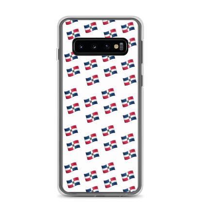 All-Over Emoji República Dominicana Flag Samsung Case  - 2020 - DominicanGirlfriend.com - Frases Dominicanas - República Dominicana Lifestyle Graphic T-Shirts Streetwear & Accessories - New York - Bronx - Washington Heights - Miami - Florida - Boca Chica - USA - Dominican Clothing