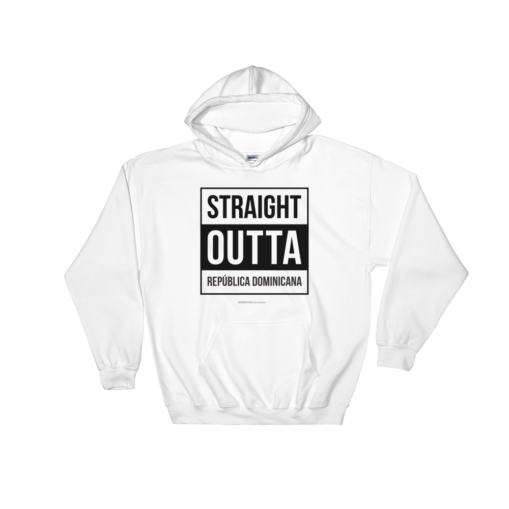 Straight Outta República Dominicana Unisex Hoodie  - 2020 - DominicanGirlfriend.com - Frases Dominicanas - República Dominicana Lifestyle Graphic T-Shirts Streetwear & Accessories - New York - Bronx - Washington Heights - Miami - Florida - Boca Chica - USA - Dominican Clothing