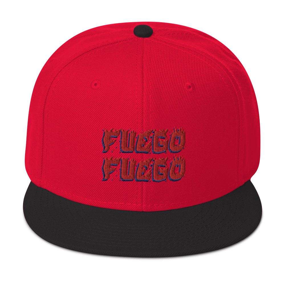 Fuego Snapback  - 2020 - DominicanGirlfriend.com - Frases Dominicanas - República Dominicana Lifestyle Graphic T-Shirts Streetwear & Accessories - New York - Bronx - Washington Heights - Miami - Florida - Boca Chica - USA - Dominican Clothing