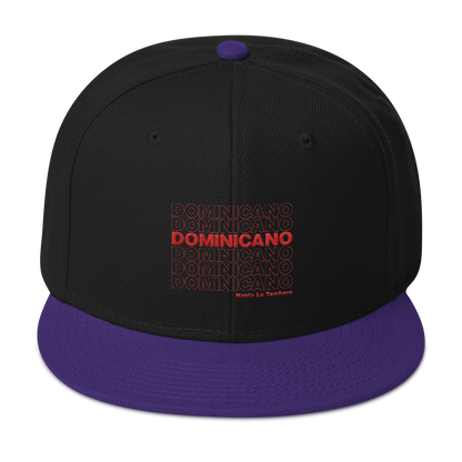 Dominicano Hasta La Tambora Snapback  - 2020 - DominicanGirlfriend.com - Frases Dominicanas - República Dominicana Lifestyle Graphic T-Shirts Streetwear & Accessories - New York - Bronx - Washington Heights - Miami - Florida - Boca Chica - USA - Dominican Clothing