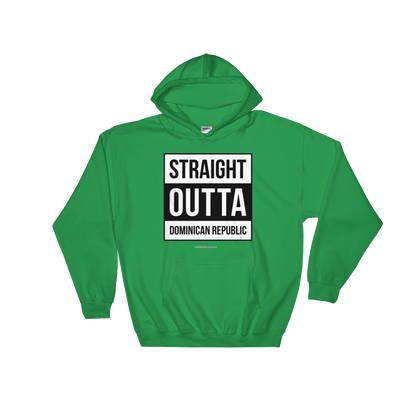 Straight Outta Dominican Republic Unisex Hoodie  - 2020 - DominicanGirlfriend.com - Frases Dominicanas - República Dominicana Lifestyle Graphic T-Shirts Streetwear & Accessories - New York - Bronx - Washington Heights - Miami - Florida - Boca Chica - USA - Dominican Clothing