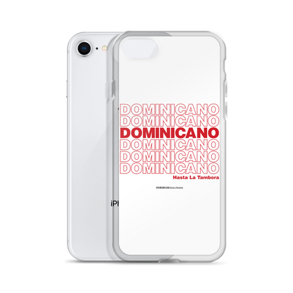 Dominicano Hasta La Tambora iPhone Case  - 2020 - DominicanGirlfriend.com - Frases Dominicanas - República Dominicana Lifestyle Graphic T-Shirts Streetwear & Accessories - New York - Bronx - Washington Heights - Miami - Florida - Boca Chica - USA - Dominican Clothing