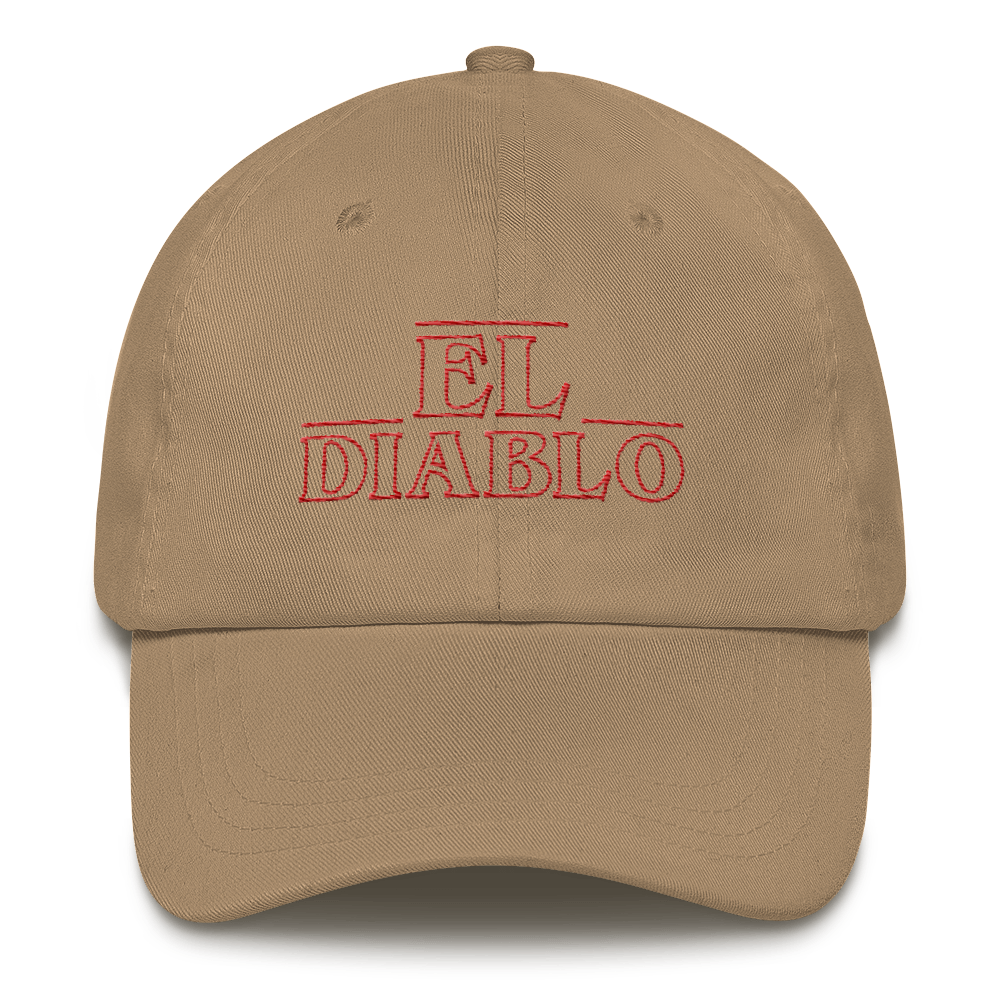 El Diablo Dad Hat  - 2020 - DominicanGirlfriend.com - Frases Dominicanas - República Dominicana Lifestyle Graphic T-Shirts Streetwear & Accessories - New York - Bronx - Washington Heights - Miami - Florida - Boca Chica - USA - Dominican Clothing