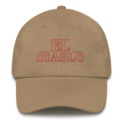 El Diablo Dad Hat  - 2020 - DominicanGirlfriend.com - Frases Dominicanas - República Dominicana Lifestyle Graphic T-Shirts Streetwear & Accessories - New York - Bronx - Washington Heights - Miami - Florida - Boca Chica - USA - Dominican Clothing