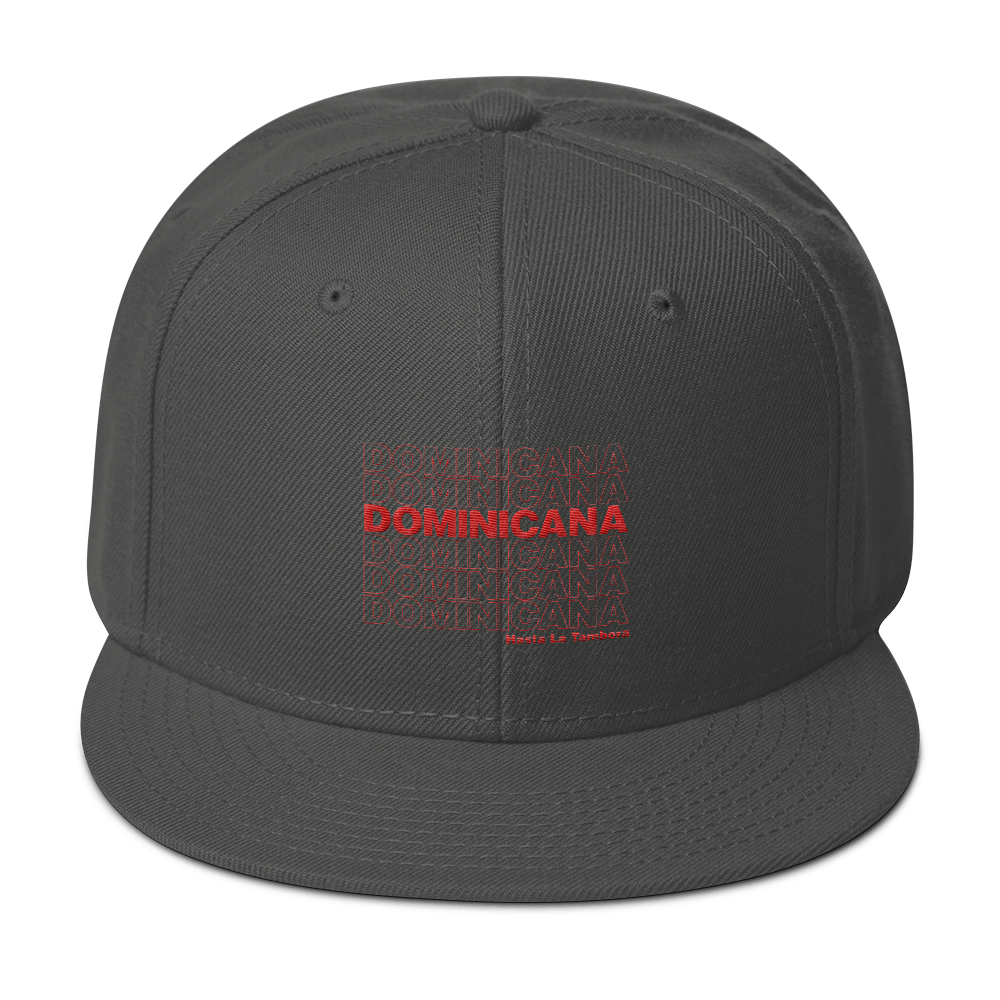 Dominicana Hasta La Tambora Snapback  - 2020 - DominicanGirlfriend.com - Frases Dominicanas - República Dominicana Lifestyle Graphic T-Shirts Streetwear & Accessories - New York - Bronx - Washington Heights - Miami - Florida - Boca Chica - USA - Dominican Clothing