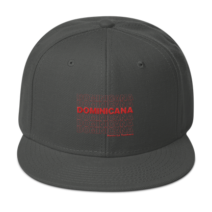 Dominicana Hasta La Tambora Snapback  - 2020 - DominicanGirlfriend.com - Frases Dominicanas - República Dominicana Lifestyle Graphic T-Shirts Streetwear & Accessories - New York - Bronx - Washington Heights - Miami - Florida - Boca Chica - USA - Dominican Clothing