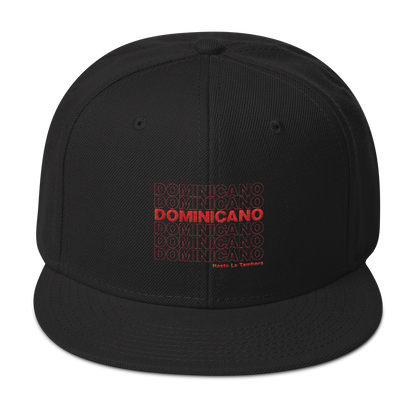 Dominicano Hasta La Tambora Snapback  - 2020 - DominicanGirlfriend.com - Frases Dominicanas - República Dominicana Lifestyle Graphic T-Shirts Streetwear & Accessories - New York - Bronx - Washington Heights - Miami - Florida - Boca Chica - USA - Dominican Clothing