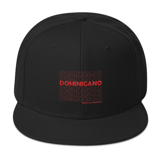 Dominicano Hasta La Tambora Snapback  - 2020 - DominicanGirlfriend.com - Frases Dominicanas - República Dominicana Lifestyle Graphic T-Shirts Streetwear & Accessories - New York - Bronx - Washington Heights - Miami - Florida - Boca Chica - USA - Dominican Clothing