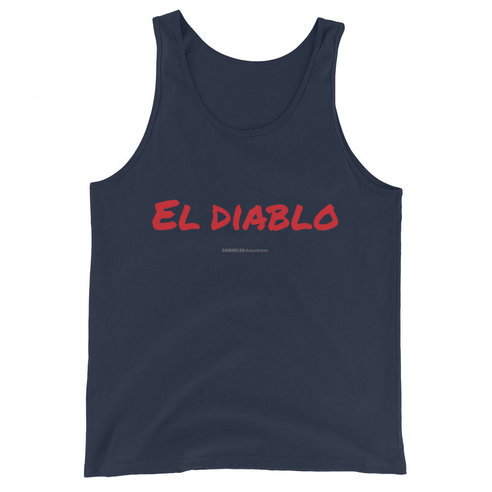 El Diablo Unisex Tank Top  - 2020 - DominicanGirlfriend.com - Frases Dominicanas - República Dominicana Lifestyle Graphic T-Shirts Streetwear & Accessories - New York - Bronx - Washington Heights - Miami - Florida - Boca Chica - USA - Dominican Clothing