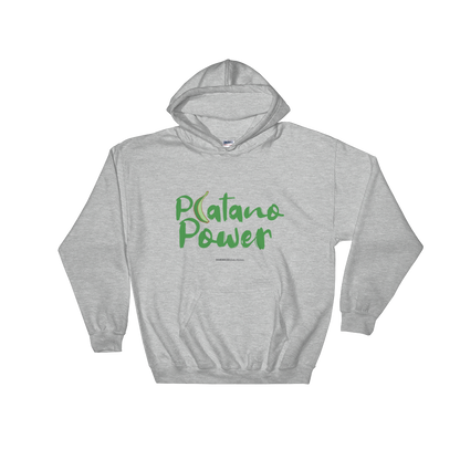 Platano Power Unisex Hoodie  - 2020 - DominicanGirlfriend.com - Frases Dominicanas - República Dominicana Lifestyle Graphic T-Shirts Streetwear & Accessories - New York - Bronx - Washington Heights - Miami - Florida - Boca Chica - USA - Dominican Clothing