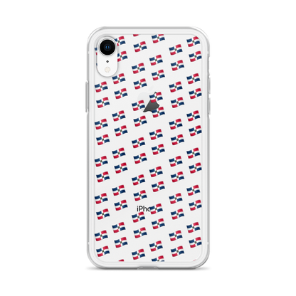 All-Over Emoji República Dominicana Flag iPhone Case  - 2020 - DominicanGirlfriend.com - Frases Dominicanas - República Dominicana Lifestyle Graphic T-Shirts Streetwear & Accessories - New York - Bronx - Washington Heights - Miami - Florida - Boca Chica - USA - Dominican Clothing