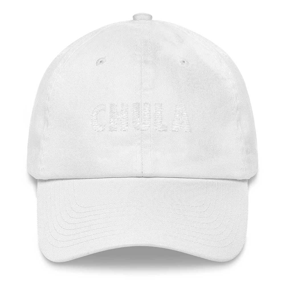 Chula Dad Hat  - 2020 - DominicanGirlfriend.com - Frases Dominicanas - República Dominicana Lifestyle Graphic T-Shirts Streetwear & Accessories - New York - Bronx - Washington Heights - Miami - Florida - Boca Chica - USA - Dominican Clothing