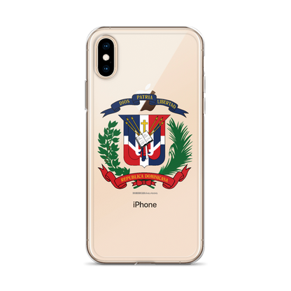 Escudo de la República Dominicana iPhone Case  - 2020 - DominicanGirlfriend.com - Frases Dominicanas - República Dominicana Lifestyle Graphic T-Shirts Streetwear & Accessories - New York - Bronx - Washington Heights - Miami - Florida - Boca Chica - USA - Dominican Clothing