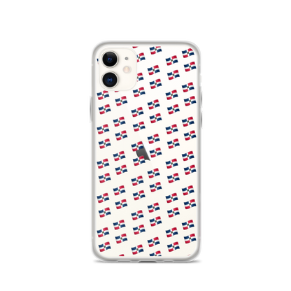 All-Over Emoji República Dominicana Flag iPhone Case  - 2020 - DominicanGirlfriend.com - Frases Dominicanas - República Dominicana Lifestyle Graphic T-Shirts Streetwear & Accessories - New York - Bronx - Washington Heights - Miami - Florida - Boca Chica - USA - Dominican Clothing