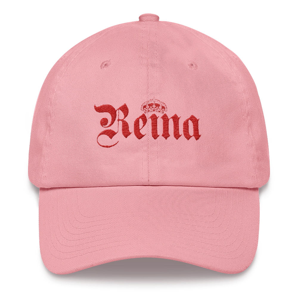 Reina Dad Hat  - 2020 - DominicanGirlfriend.com - Frases Dominicanas - República Dominicana Lifestyle Graphic T-Shirts Streetwear & Accessories - New York - Bronx - Washington Heights - Miami - Florida - Boca Chica - USA - Dominican Clothing