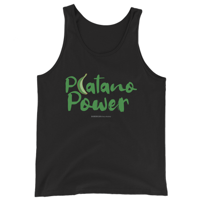 Platano Power Tank Top  - 2020 - DominicanGirlfriend.com - Frases Dominicanas - República Dominicana Lifestyle Graphic T-Shirts Streetwear & Accessories - New York - Bronx - Washington Heights - Miami - Florida - Boca Chica - USA - Dominican Clothing