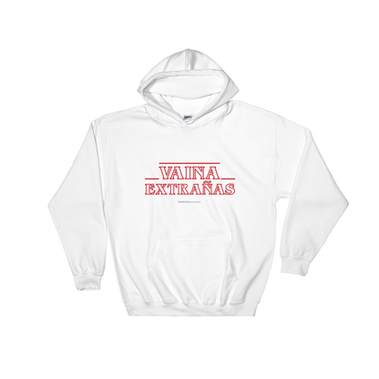 Vaina Extrañas Unisex Hoodie  - 2020 - DominicanGirlfriend.com - Frases Dominicanas - República Dominicana Lifestyle Graphic T-Shirts Streetwear & Accessories - New York - Bronx - Washington Heights - Miami - Florida - Boca Chica - USA - Dominican Clothing