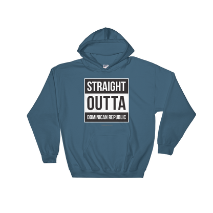 Straight Outta Dominican Republic Unisex Hoodie  - 2020 - DominicanGirlfriend.com - Frases Dominicanas - República Dominicana Lifestyle Graphic T-Shirts Streetwear & Accessories - New York - Bronx - Washington Heights - Miami - Florida - Boca Chica - USA - Dominican Clothing