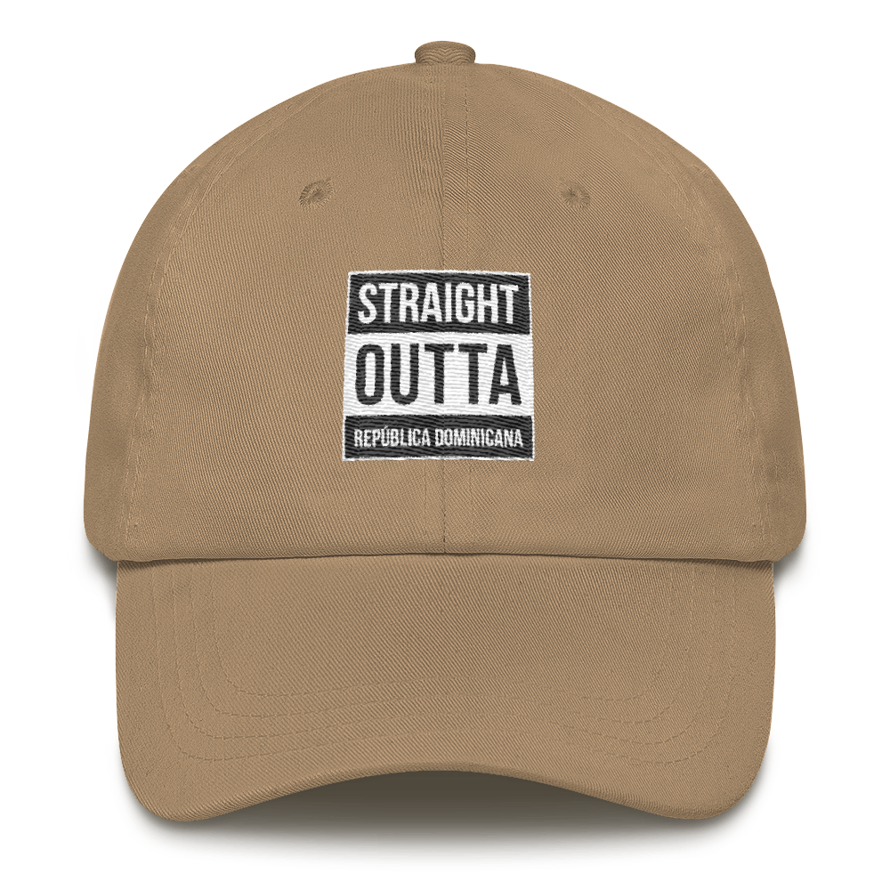 Straight Outta República Dominicana Dad hat  - 2020 - DominicanGirlfriend.com - Frases Dominicanas - República Dominicana Lifestyle Graphic T-Shirts Streetwear & Accessories - New York - Bronx - Washington Heights - Miami - Florida - Boca Chica - USA - Dominican Clothing