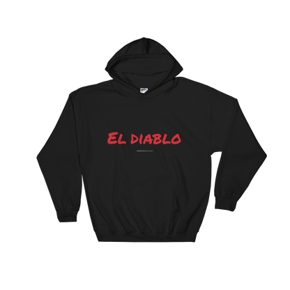 El Diablo Unisex Hoodie  - 2020 - DominicanGirlfriend.com - Frases Dominicanas - República Dominicana Lifestyle Graphic T-Shirts Streetwear & Accessories - New York - Bronx - Washington Heights - Miami - Florida - Boca Chica - USA - Dominican Clothing