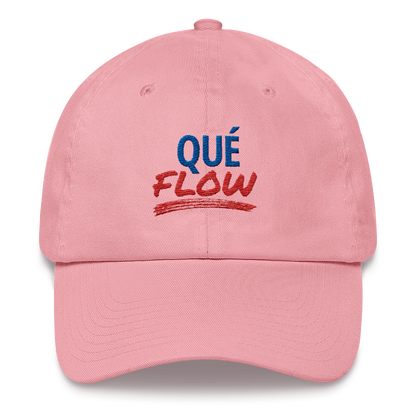 Que Flow Dad Hat  - 2020 - DominicanGirlfriend.com - Frases Dominicanas - República Dominicana Lifestyle Graphic T-Shirts Streetwear & Accessories - New York - Bronx - Washington Heights - Miami - Florida - Boca Chica - USA - Dominican Clothing