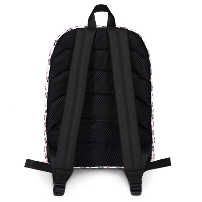 All-Over Emoji República Dominicana Flag Backpack  - 2020 - DominicanGirlfriend.com - Frases Dominicanas - República Dominicana Lifestyle Graphic T-Shirts Streetwear & Accessories - New York - Bronx - Washington Heights - Miami - Florida - Boca Chica - USA - Dominican Clothing