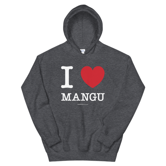 I Love Mangu Unisex Hoodie  - 2020 - DominicanGirlfriend.com - Frases Dominicanas - República Dominicana Lifestyle Graphic T-Shirts Streetwear & Accessories - New York - Bronx - Washington Heights - Miami - Florida - Boca Chica - USA - Dominican Clothing