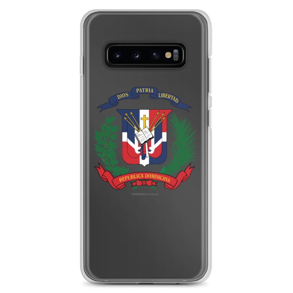 Escudo de la República Dominicana Samsung Case  - 2020 - DominicanGirlfriend.com - Frases Dominicanas - República Dominicana Lifestyle Graphic T-Shirts Streetwear & Accessories - New York - Bronx - Washington Heights - Miami - Florida - Boca Chica - USA - Dominican Clothing