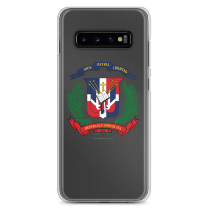 Escudo de la República Dominicana Samsung Case  - 2020 - DominicanGirlfriend.com - Frases Dominicanas - República Dominicana Lifestyle Graphic T-Shirts Streetwear & Accessories - New York - Bronx - Washington Heights - Miami - Florida - Boca Chica - USA - Dominican Clothing