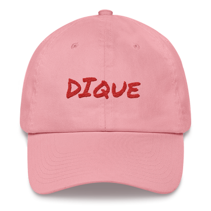 Dique Dad Hat  - 2020 - DominicanGirlfriend.com - Frases Dominicanas - República Dominicana Lifestyle Graphic T-Shirts Streetwear & Accessories - New York - Bronx - Washington Heights - Miami - Florida - Boca Chica - USA - Dominican Clothing