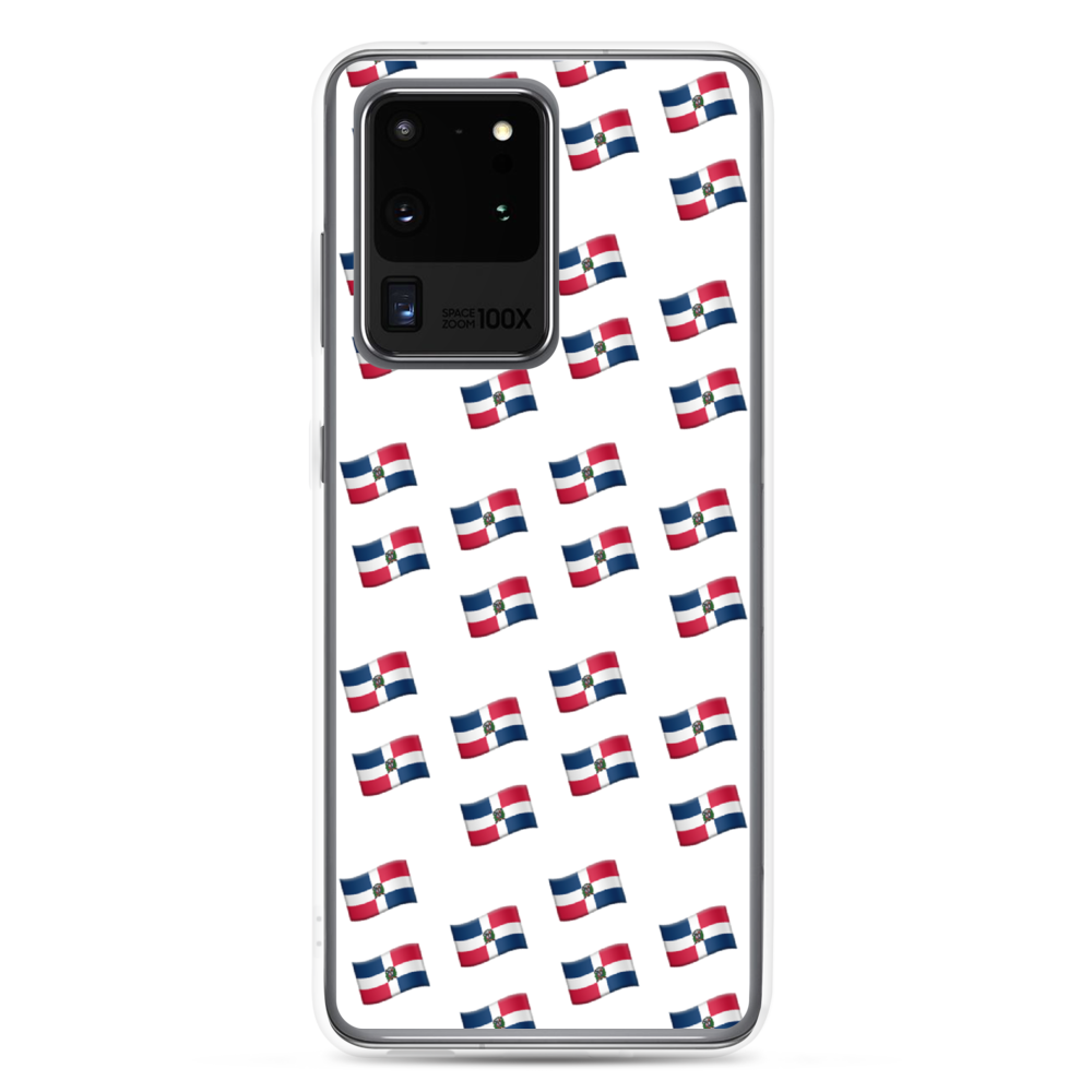 All-Over Emoji República Dominicana Flag Samsung Case  - 2020 - DominicanGirlfriend.com - Frases Dominicanas - República Dominicana Lifestyle Graphic T-Shirts Streetwear & Accessories - New York - Bronx - Washington Heights - Miami - Florida - Boca Chica - USA - Dominican Clothing