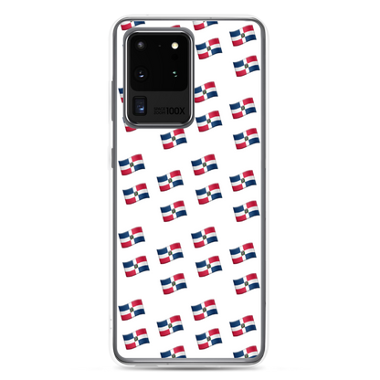 All-Over Emoji República Dominicana Flag Samsung Case  - 2020 - DominicanGirlfriend.com - Frases Dominicanas - República Dominicana Lifestyle Graphic T-Shirts Streetwear & Accessories - New York - Bronx - Washington Heights - Miami - Florida - Boca Chica - USA - Dominican Clothing
