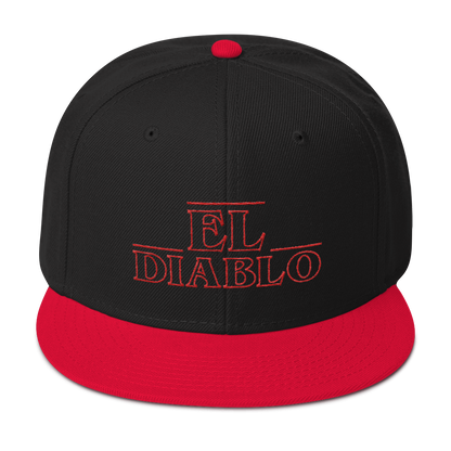 El Diablo Snapback Hat  - 2020 - DominicanGirlfriend.com - Frases Dominicanas - República Dominicana Lifestyle Graphic T-Shirts Streetwear & Accessories - New York - Bronx - Washington Heights - Miami - Florida - Boca Chica - USA - Dominican Clothing