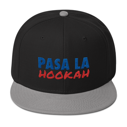 Pasa La Hookah Snapback Hat  - 2020 - DominicanGirlfriend.com - Frases Dominicanas - República Dominicana Lifestyle Graphic T-Shirts Streetwear & Accessories - New York - Bronx - Washington Heights - Miami - Florida - Boca Chica - USA - Dominican Clothing