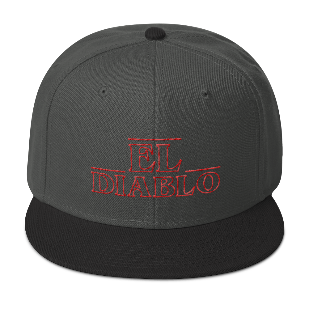 El Diablo Snapback Hat  - 2020 - DominicanGirlfriend.com - Frases Dominicanas - República Dominicana Lifestyle Graphic T-Shirts Streetwear & Accessories - New York - Bronx - Washington Heights - Miami - Florida - Boca Chica - USA - Dominican Clothing