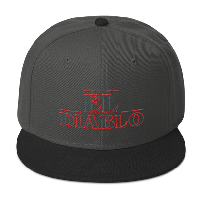El Diablo Snapback Hat  - 2020 - DominicanGirlfriend.com - Frases Dominicanas - República Dominicana Lifestyle Graphic T-Shirts Streetwear & Accessories - New York - Bronx - Washington Heights - Miami - Florida - Boca Chica - USA - Dominican Clothing