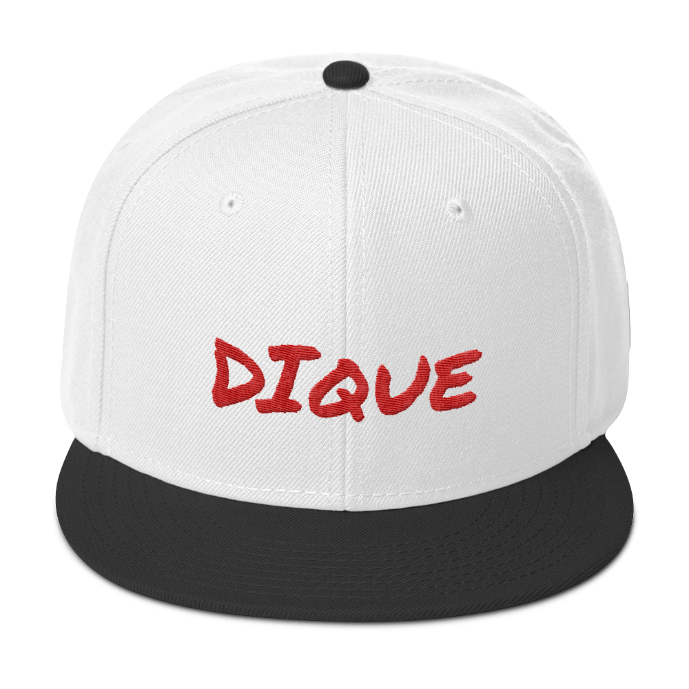 Dique Snapback Hat  - 2020 - DominicanGirlfriend.com - Frases Dominicanas - República Dominicana Lifestyle Graphic T-Shirts Streetwear & Accessories - New York - Bronx - Washington Heights - Miami - Florida - Boca Chica - USA - Dominican Clothing