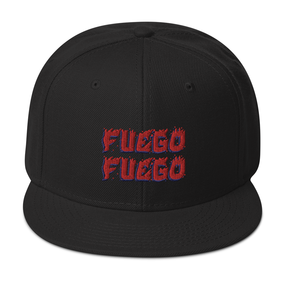 Fuego Snapback  - 2020 - DominicanGirlfriend.com - Frases Dominicanas - República Dominicana Lifestyle Graphic T-Shirts Streetwear & Accessories - New York - Bronx - Washington Heights - Miami - Florida - Boca Chica - USA - Dominican Clothing