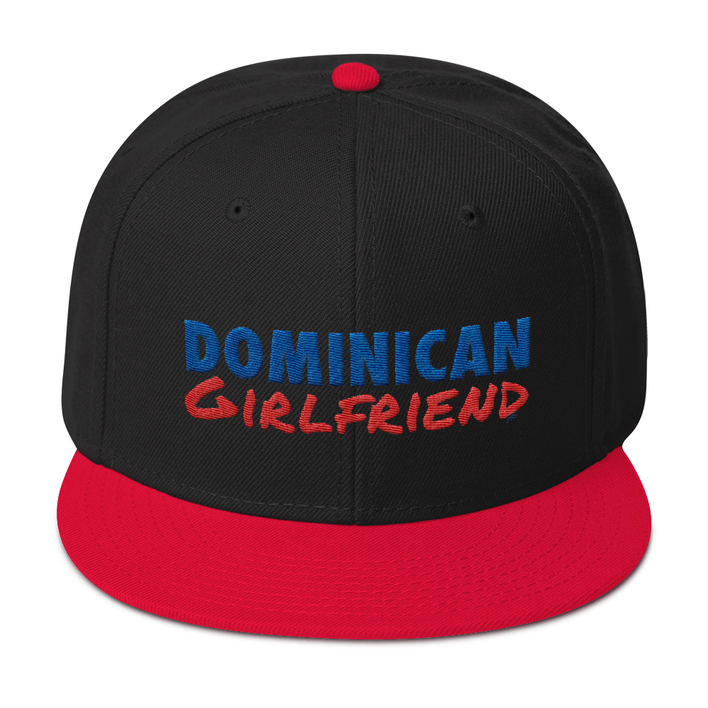 Dominican Girlfriend Snapback Hat  - 2020 - DominicanGirlfriend.com - Frases Dominicanas - República Dominicana Lifestyle Graphic T-Shirts Streetwear & Accessories - New York - Bronx - Washington Heights - Miami - Florida - Boca Chica - USA - Dominican Clothing