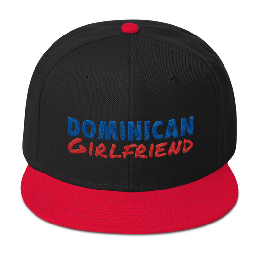 Dominican Girlfriend Snapback Hat  - 2020 - DominicanGirlfriend.com - Frases Dominicanas - República Dominicana Lifestyle Graphic T-Shirts Streetwear & Accessories - New York - Bronx - Washington Heights - Miami - Florida - Boca Chica - USA - Dominican Clothing