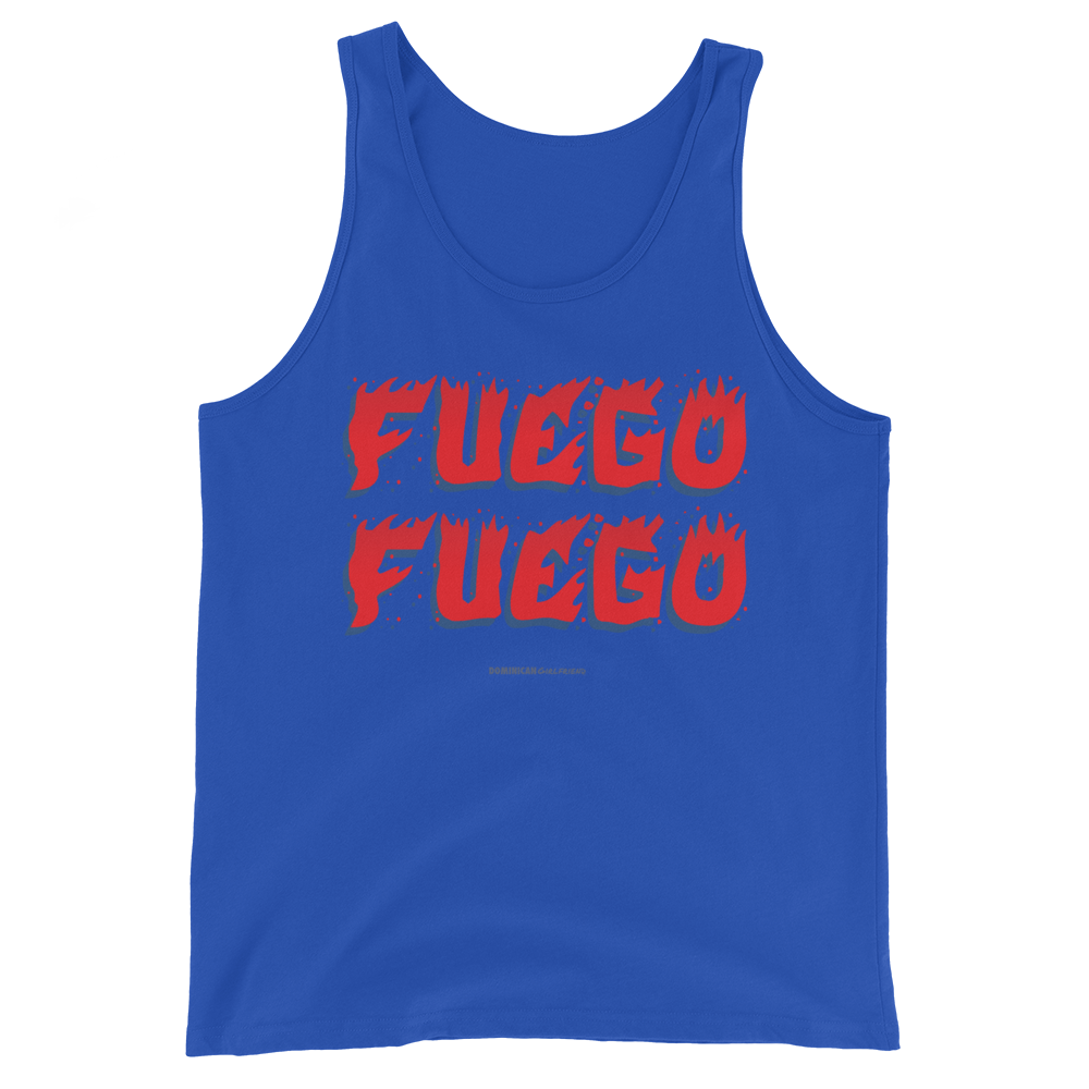 Fuego Tank Top  - 2020 - DominicanGirlfriend.com - Frases Dominicanas - República Dominicana Lifestyle Graphic T-Shirts Streetwear & Accessories - New York - Bronx - Washington Heights - Miami - Florida - Boca Chica - USA - Dominican Clothing