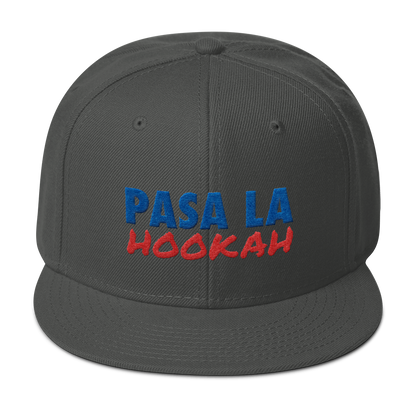 Pasa La Hookah Snapback Hat  - 2020 - DominicanGirlfriend.com - Frases Dominicanas - República Dominicana Lifestyle Graphic T-Shirts Streetwear & Accessories - New York - Bronx - Washington Heights - Miami - Florida - Boca Chica - USA - Dominican Clothing