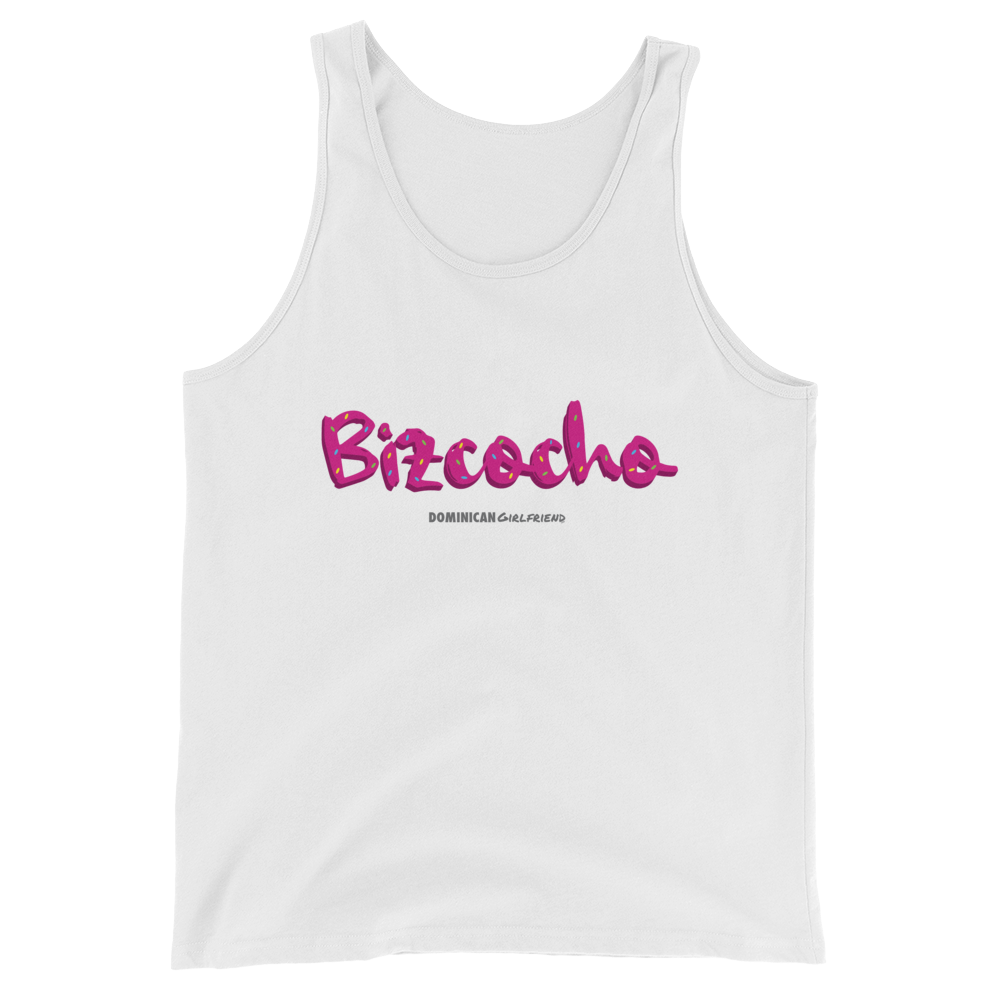 Bizcocho Tank Top  - 2020 - DominicanGirlfriend.com - Frases Dominicanas - República Dominicana Lifestyle Graphic T-Shirts Streetwear & Accessories - New York - Bronx - Washington Heights - Miami - Florida - Boca Chica - USA - Dominican Clothing